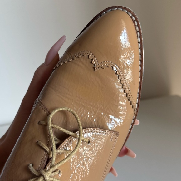 Derek Lam 10 Crosby Grady Patent Leather Lace-Up Platform Oxfords - Picture 12 of 13
